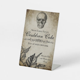 邪悪な不倫 – 食べ物のラベルパーティー 台座サイン