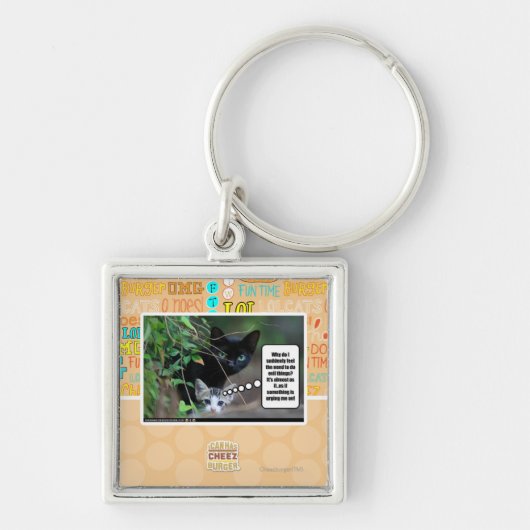 邪悪な事 キーホルダー (正面)