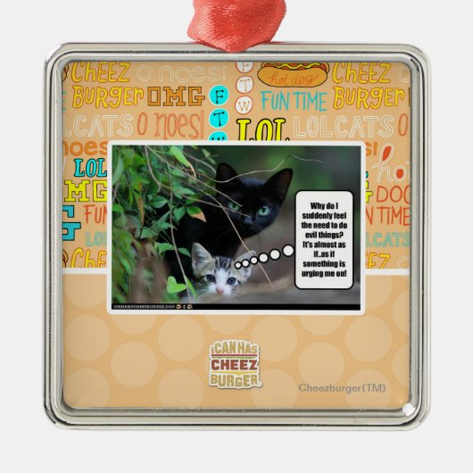 邪悪な事 メタルオーナメント (正面)