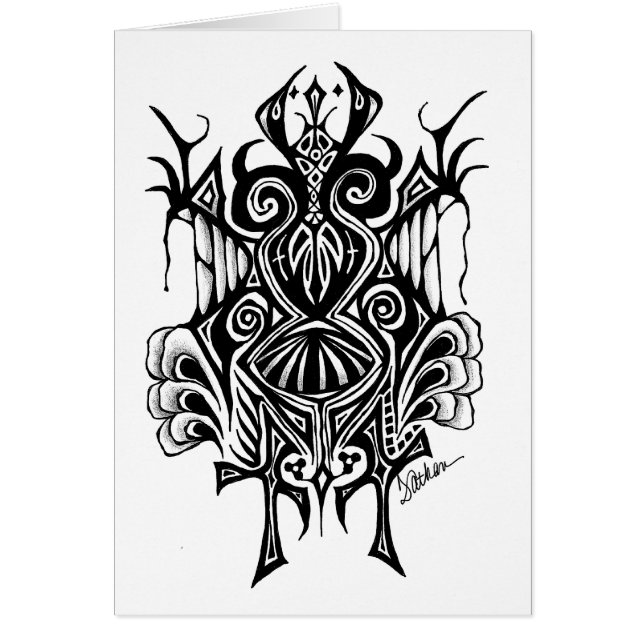 邪悪な入れ墨 (正面)