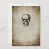 邪悪な出来事ハローウィンパーティ招待状 招待状 (裏面)