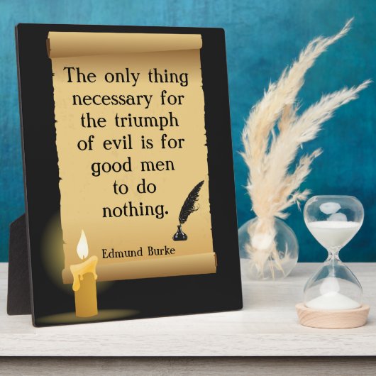 邪悪な勝利を必要とする唯一の事 フォトプラーク (側面)