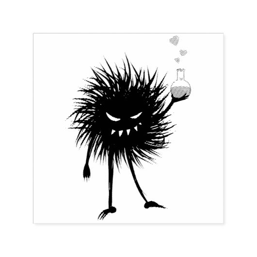 邪悪な化学キャラクターラブポーション セルフインキングスタンプ (デザイン)