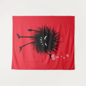 邪悪な化学キャラクターラブポーション タペストリー (正面(横))