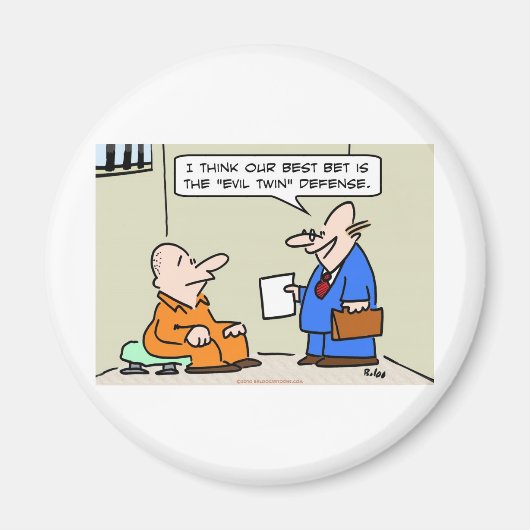 邪悪な双子の弁護人 マグネット (正面)