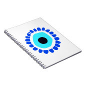 邪悪な古代の保護象徴からのギリシャの目 ノートブック (右側)