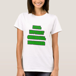 邪悪な変異化学技術者 Tシャツ