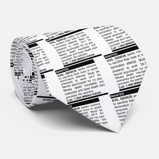 邪悪な天才広告 ネクタイ (ロール)