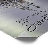 邪悪な妖精のガウン | ゴシック様式の黒いバンピーロックシェーン ポスター (角)