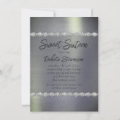 邪悪な妖精のガウン | ゴシック様式の黒いバンピーロックシェーン 招待状 (裏面)