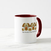 邪悪な子犬を見ないで下さい マグカップ (正面右)