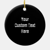 邪悪な対のカスタムなオーナメント セラミックオーナメント (裏面)