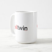 邪悪な対のマグ コーヒーマグカップ (正面左)