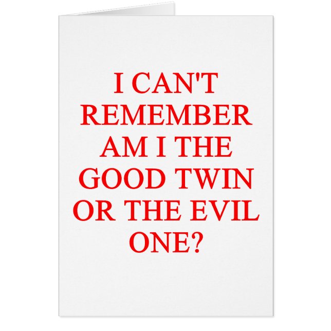 邪悪な対の冗談 (正面)