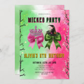 邪悪な弓の誕生日パーティー 招待状 (正面/裏面)