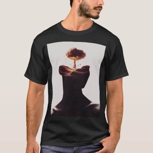 邪悪な心は大量破壊兵器 Tシャツ (正面)