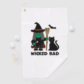邪悪な悪い格言魔女 ゴルフタオル (インサイチュ)