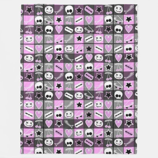 邪悪な愛 フリースブランケット (正面)