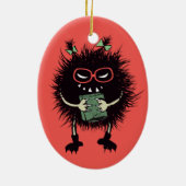 邪悪な本の恋人キャラクター – エディ読ズ セラミックオーナメント (裏面)