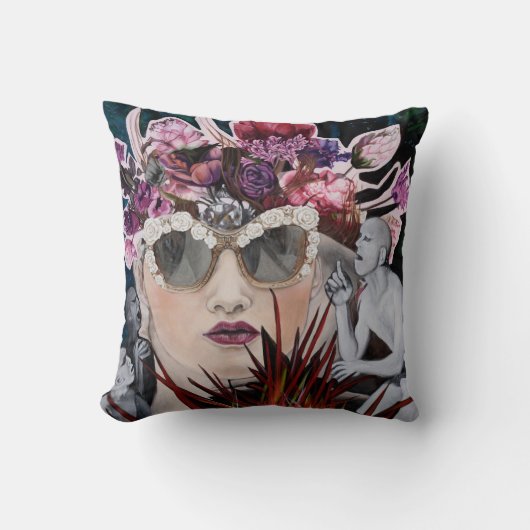 邪悪な枕を聞かないで下さい クッション (正面)