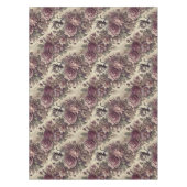 邪悪な梅花びら – ゴシック様式の大柄 テーブルクロス (正面)