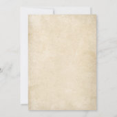 邪悪な浮気ハロウィーンヴィンテージゴシックスカル 招待状 (裏面)