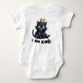 邪悪な猫の王国！ ベビーボディスーツ (裏面)