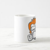 邪悪な猿アイコン コーヒーマグカップ (中央)