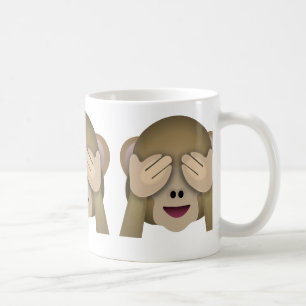 邪悪な猿Emojiを見ないで下さい コーヒーマグカップ