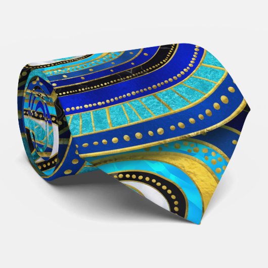 邪悪な目のアミュレットパターン ネクタイ (ロール)