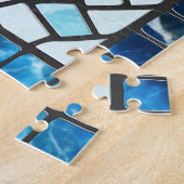 邪悪な目のアミュレットモザイクアート ジグソーパズル (側面)