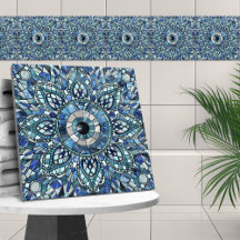 邪悪な目のアミュレットモザイクアート