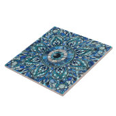 邪悪な目のアミュレットモザイクアート タイル (側面)