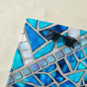 邪悪な目のアミュレットモザイクアート ビーチタオル (インサイチュ)