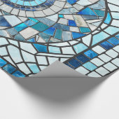 邪悪な目のアミュレットモザイクアート ラッピングペーパー (角)