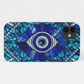 邪悪な目のアミュレットモザイクアート Case-Mate iPhoneケース (裏面(横))