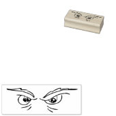 邪悪な目のイラストレーションアートスタンプ ラバースタンプ (押印)