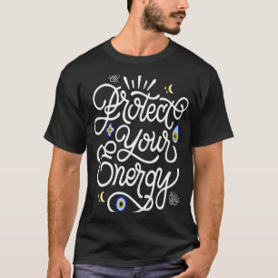 邪悪な目のエネルギー瞑想振動グッドラックハム Tシャツ