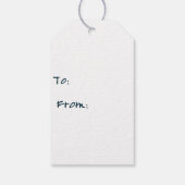 邪悪な目のギフトラベル ギフトタグ (裏面)