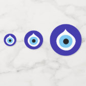 邪悪な目のシンボル古代ナザファティマのタリマンチャール コンフェッティ (裏面)