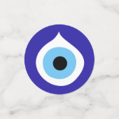 邪悪な目のシンボル古代ナザファティマのタリマンチャール コンフェッティ (スモール正面)