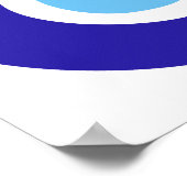 邪悪な目のシンボル古代ナザファティマのタリマンチャール ポスター (角)