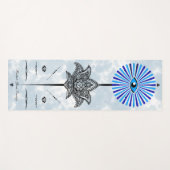 邪悪な目のラウト ヨガマット (正面(横))