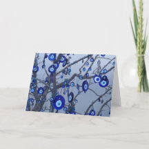 邪悪な目の保護ツリー異教のウィッカ信者挨拶