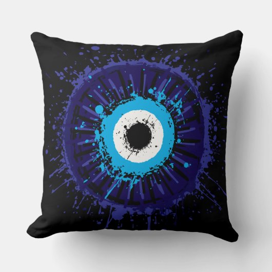 邪悪な目の保護 クッション (正面)