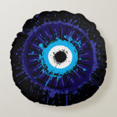 邪悪な目の保護 ラウンドクッション (正面)