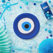 邪悪な目の古代のシンボル古代タリマンスーパースト ペーパープレート (パーティー)