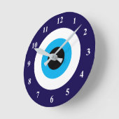 邪悪な目の壁時計 ラウンド壁時計 (傾斜)