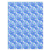 邪悪な目の幸運なチャームシンボルパターン（の模様が）ある テーブルクロス (正面)