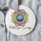 邪悪な目の神秘的な天体の三番目の目のエネルギー 缶バッジ (インサイチュ)